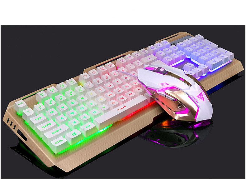 Wired Gaming Tastatur mit USB-Anschluss und Hintergrundbeleuchtung für Notebook und Desktop