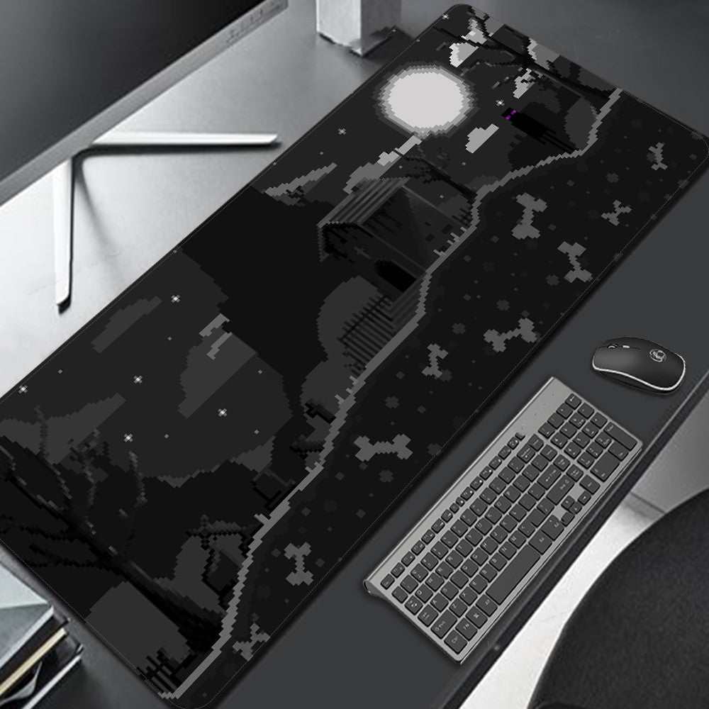 Erweitertes Mauspad für mechanische Tastatur aus Gummi und Stoff