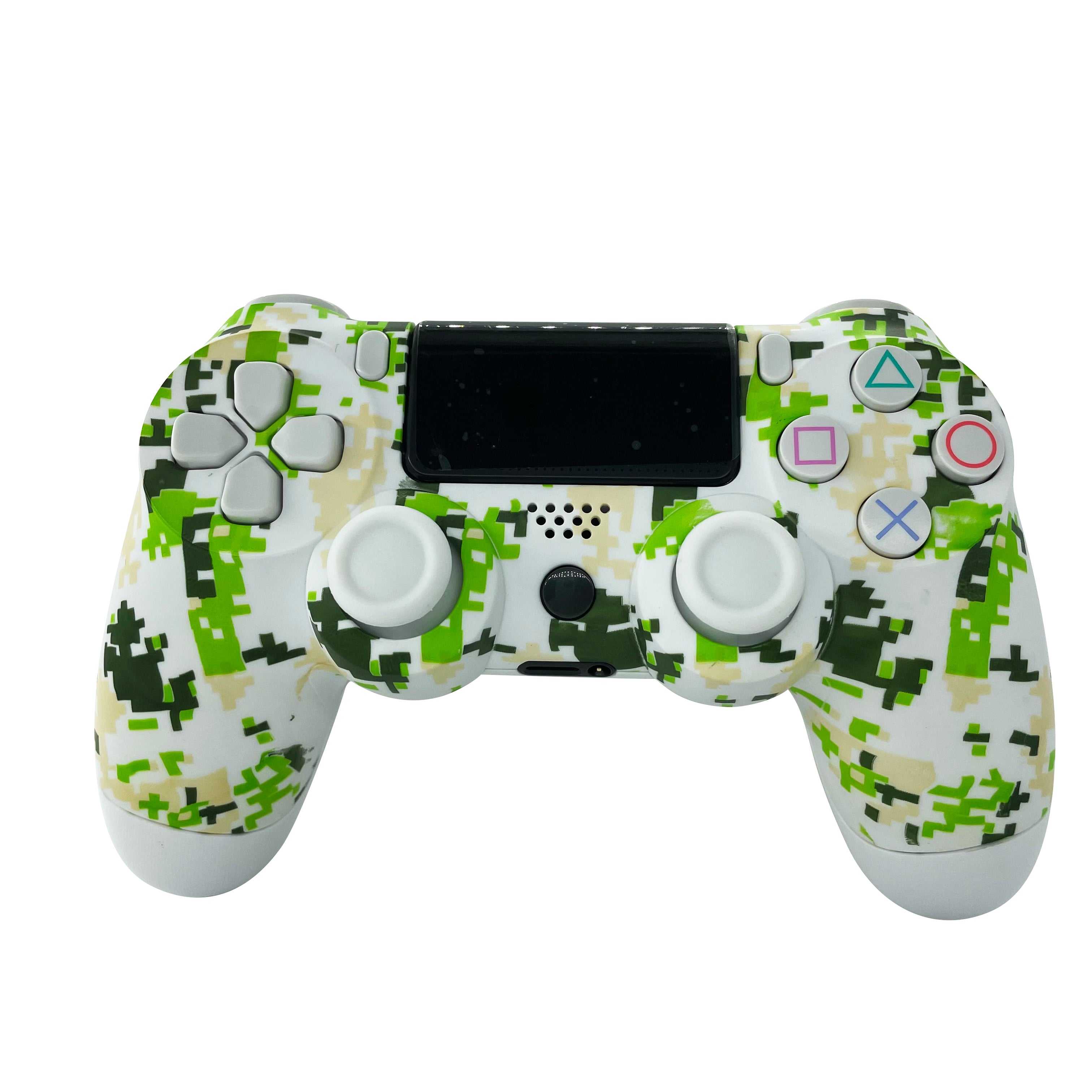 Schwarzer PS4 Wireless Controller mit Vibration und Bluetooth, USB-Anschluss, 600mAh Akku, LED-Leiste