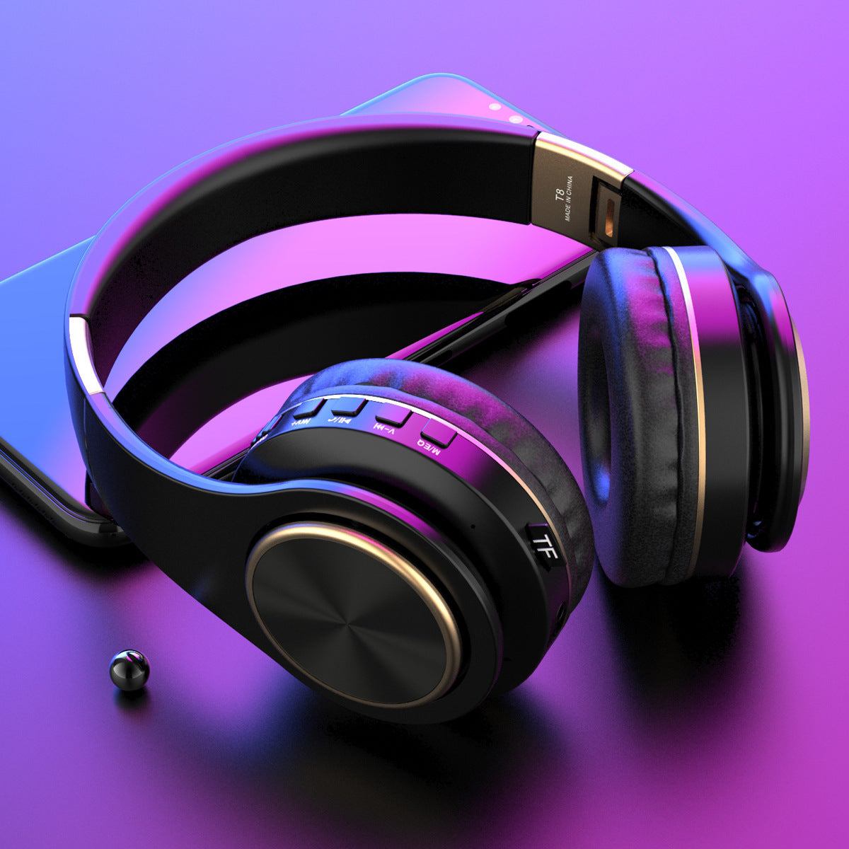 Verschiedene farbige Bluetooth Headsets für Gaming mit Noise-Cancelling und langer Akkulaufzeit