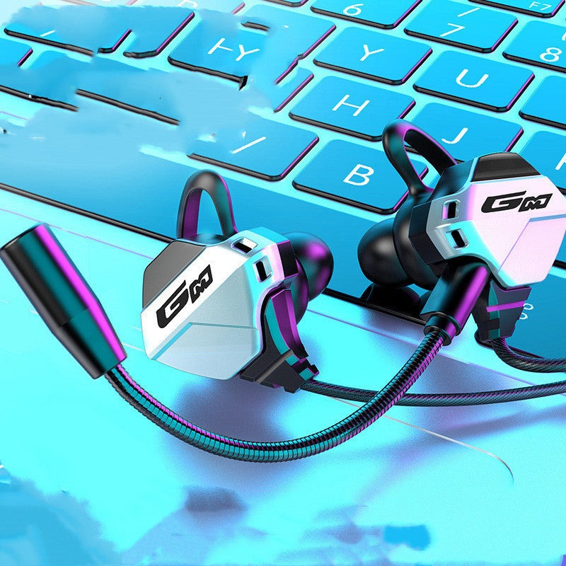 Gaming Headset In-Ear mit Mikrofon und Noise-Cancelling, kabelgebunden, 3,5mm Stecker, rote Ausführung