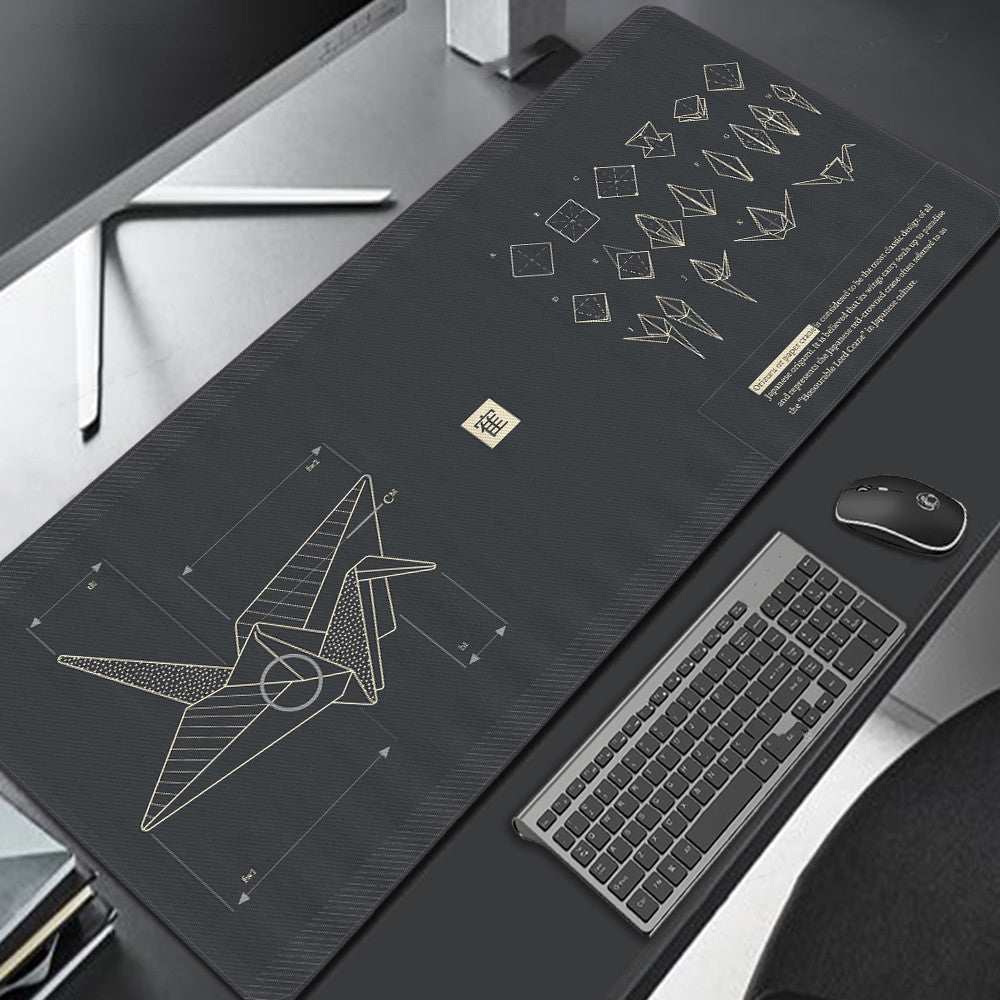 Erweitertes Gaming-Mauspad aus Gummi und Stoff für mechanische Tastatur
